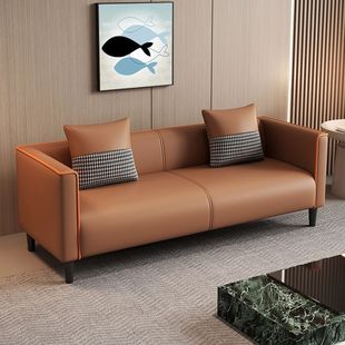 New Cat Claw Leather Sofa [First Order Discount] Small Apartment Rental Living Room Bedroom Clothing Store Apartment One J&