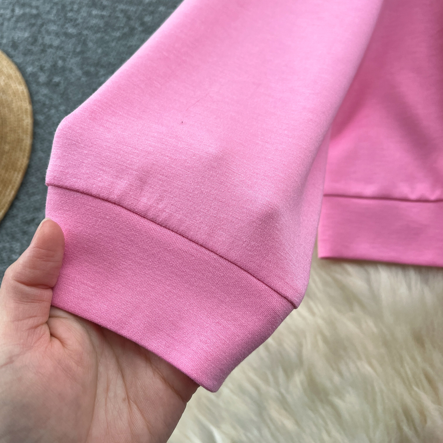 Conjunto de pantalón para mujer sudadera con capucha y jeans anchos_voghion.com