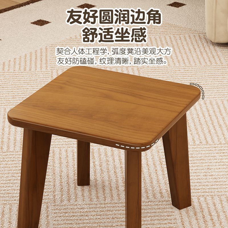 矮凳实木小板凳橡胶木小圆凳松木方形凳梯凳钓鱼凳洗衣凳换鞋凳子