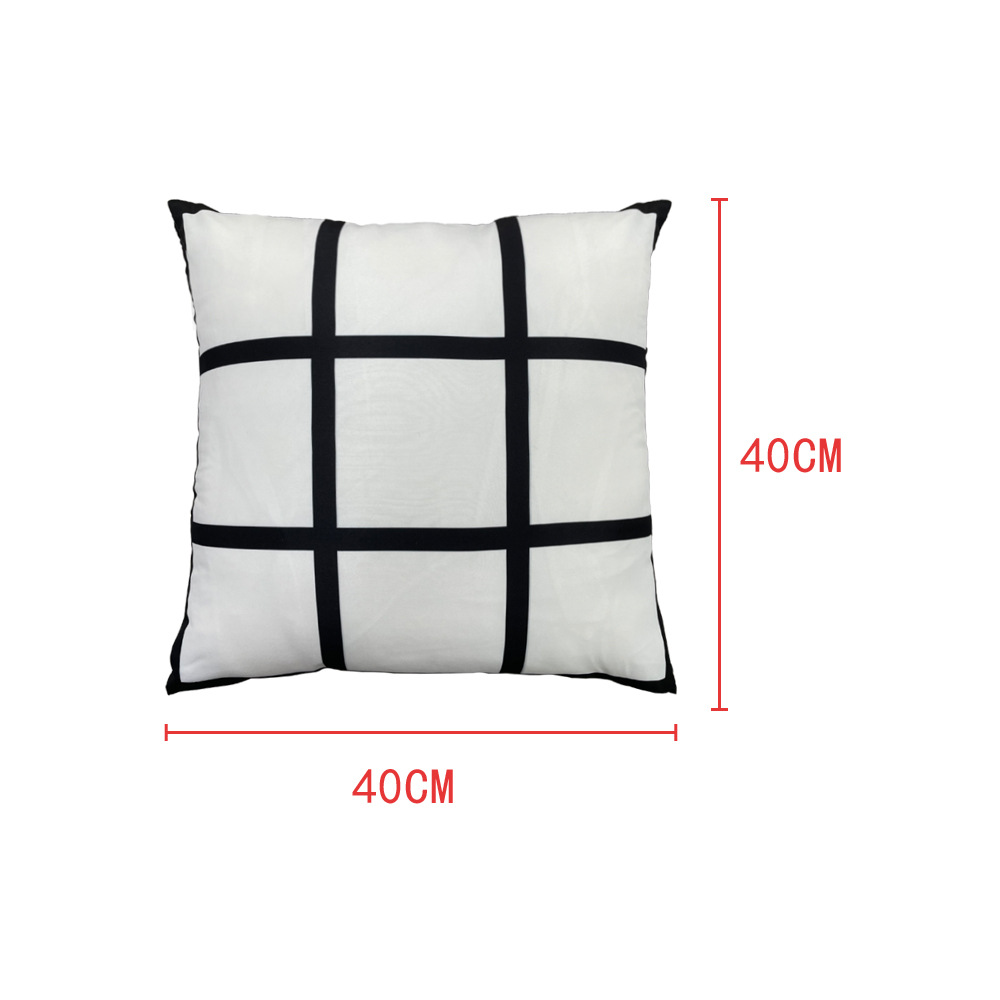 Impresión de transferencia térmica directa de fábrica funda de almohada de piel de melocotón sin núcleo de almohada de moda consumibles en blanco al por mayor