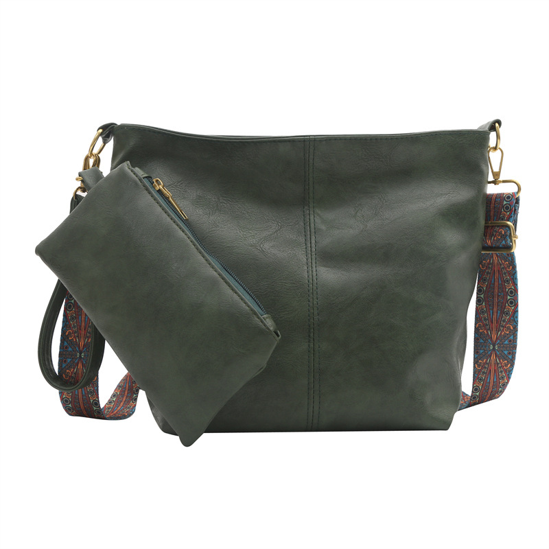 Nueva bolsa de hombro retro moda casual de gran capacidad bolsa de mano para mujeres 2024 moda de verano simple mochila