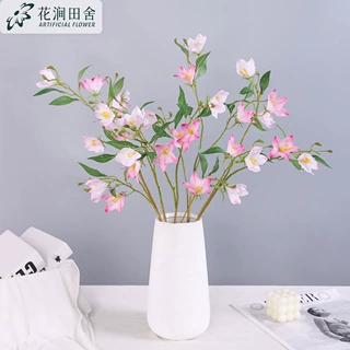 仿真花 风铃桔梗 北欧家居客厅软装饰工程花艺婚庆酒店布景假花