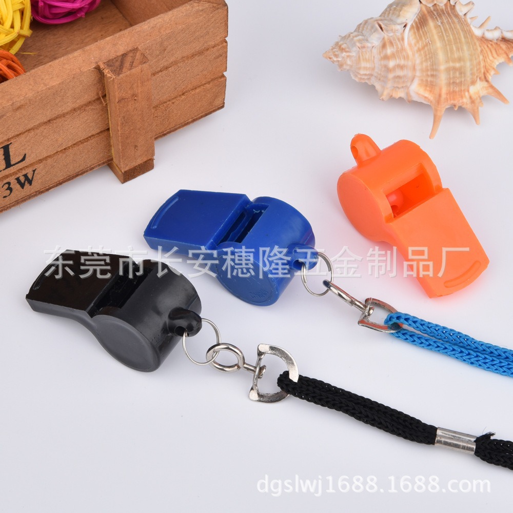 Plastic Whistle Children's Toy Colorful Cheerleading Referee Whistle Fan Student Small Gift Wholesale OK Whistle Ball