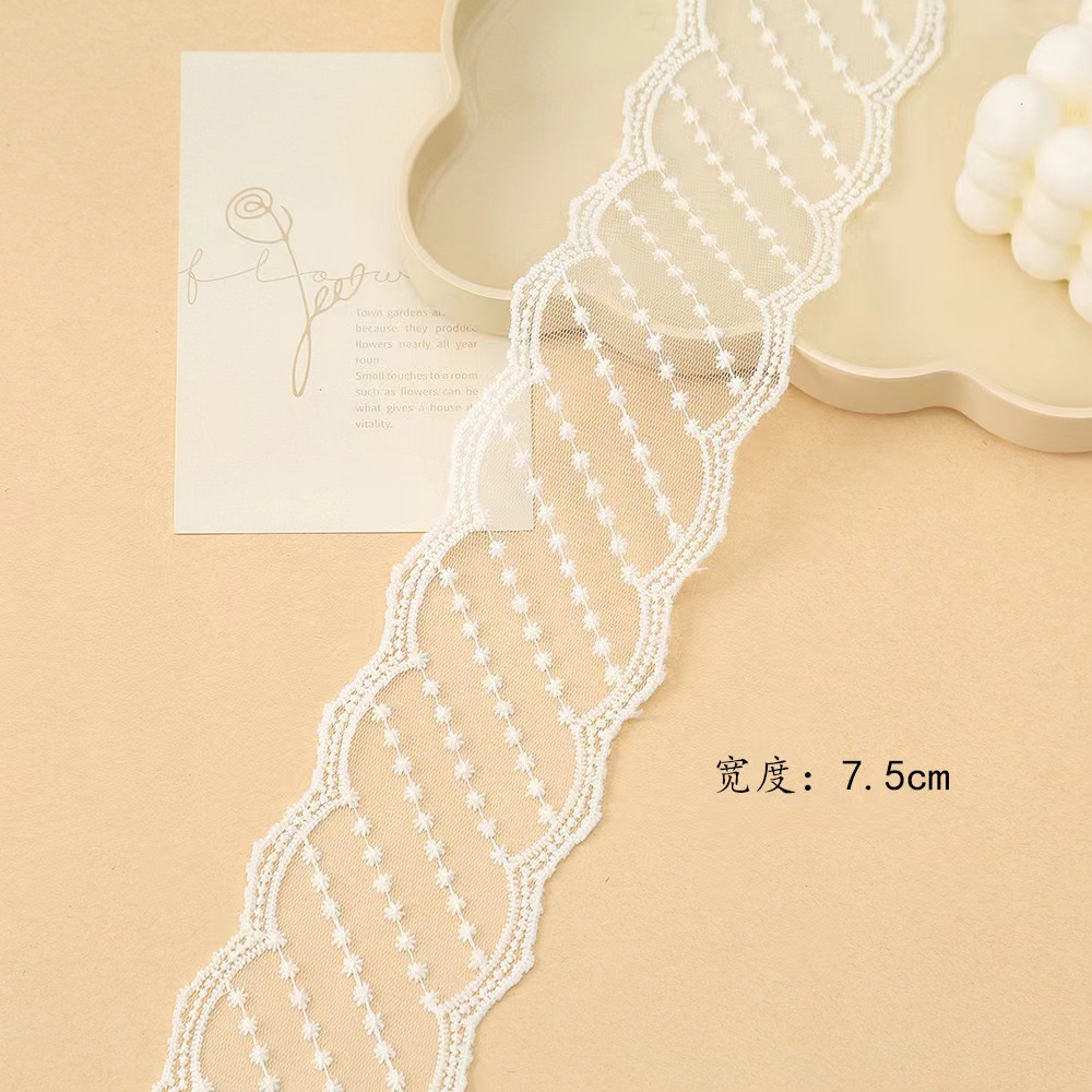 7.5cm 능직 기장 꽃, 시작 크기 5(전체 롤 33야드)