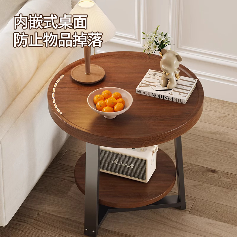 轻奢极简组合茶几日式创意年轮小茶几北欧小户型沙发边几阳台茶桌|undefined