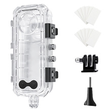 适用影石insta360 X4 X5防水壳全景相机防水壳60M全隐形潜水壳保