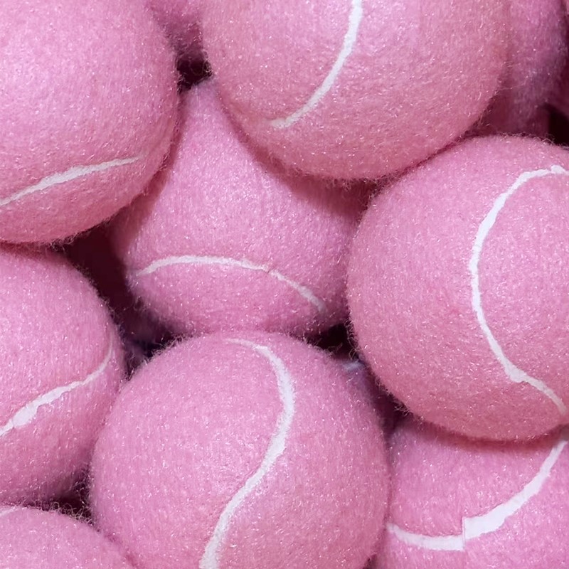 Manufacturers Wholesale Colorful Tennis Ball 1.1m Elastic Environmental Rubber Chemical Fiber Material Ball Kidsren Training