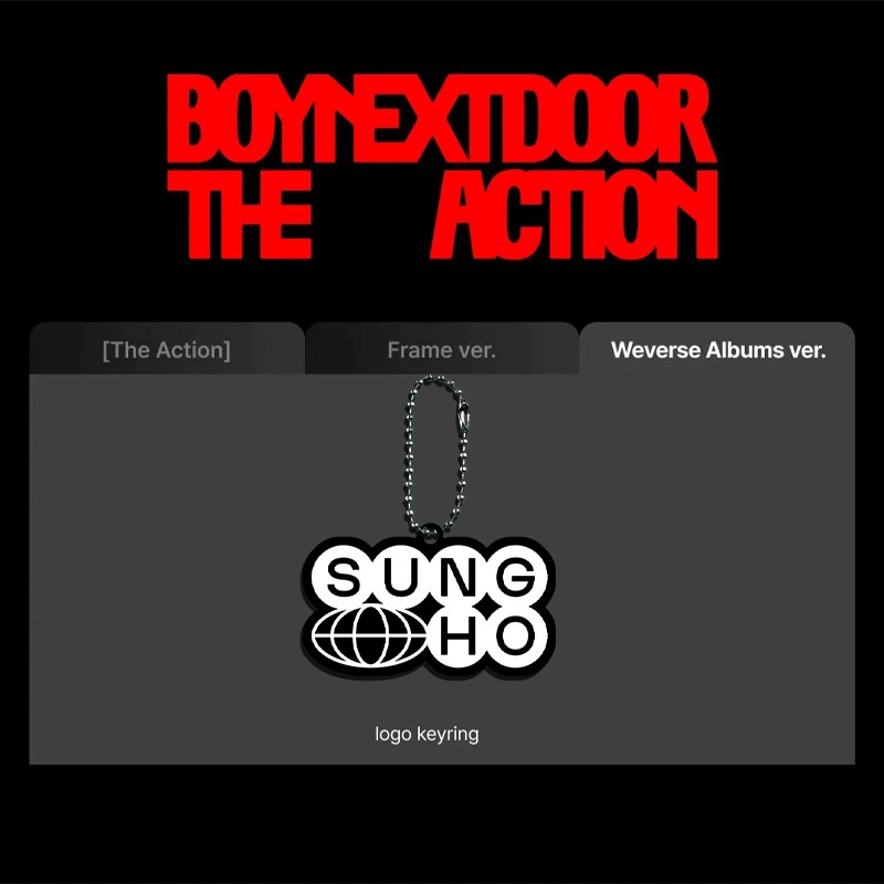 BOYNEXTDOOR пятый мини-альбом "The Action" официальный именной бейдж, акриловый подвес