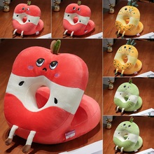 可爱卡通水果午睡枕苹果趴睡枕小学生午休课桌趴着睡觉神器抱枕头