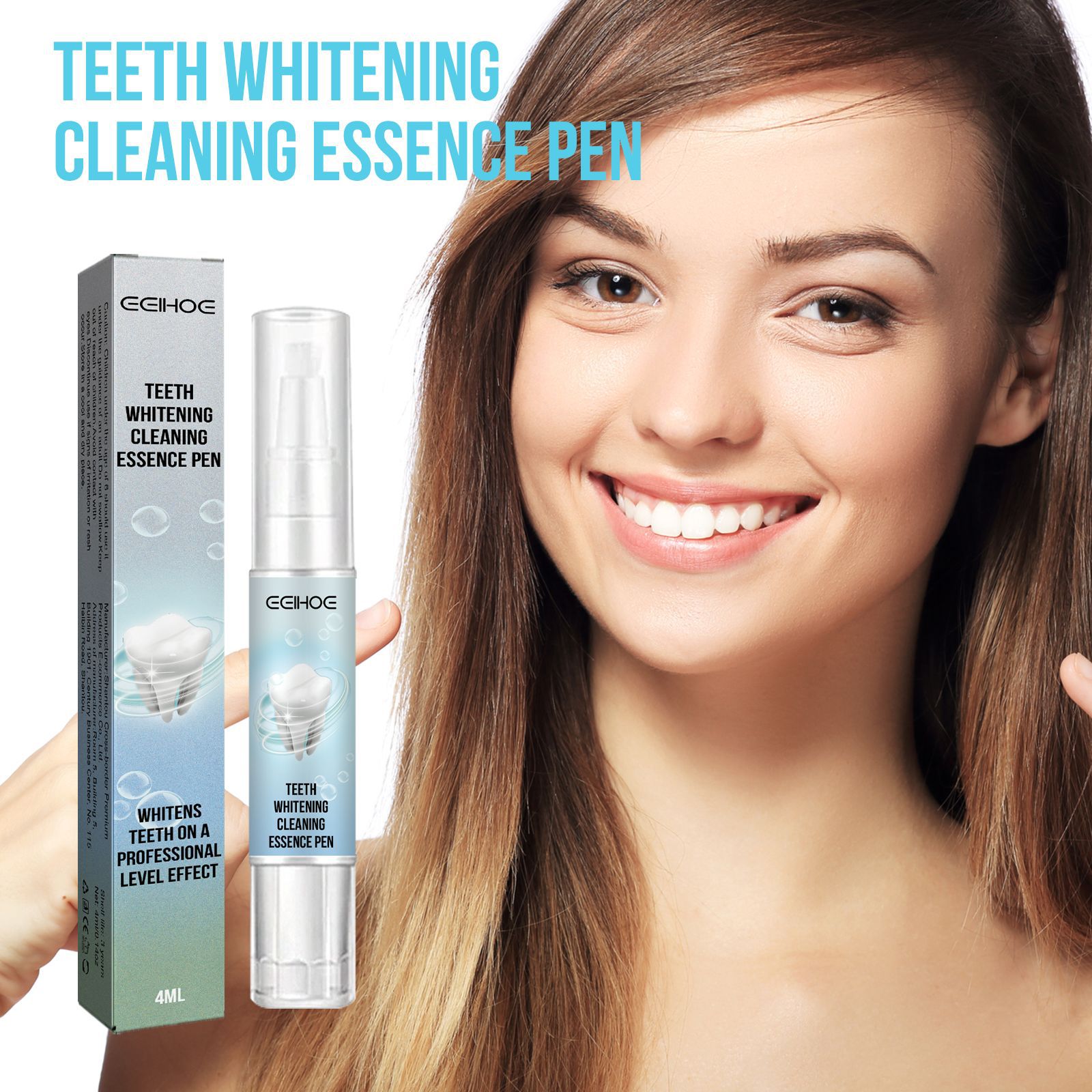 EELHOE Teeth Whitening Cleanser Pen Usage