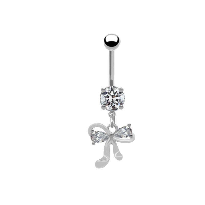 gatte Europäischer und amerikanischer grenzüberschreitender Bauchnabelpiercing-Schmuck mit Tiermotiven: Biene, Drache und Sternzeichen_voghion.com