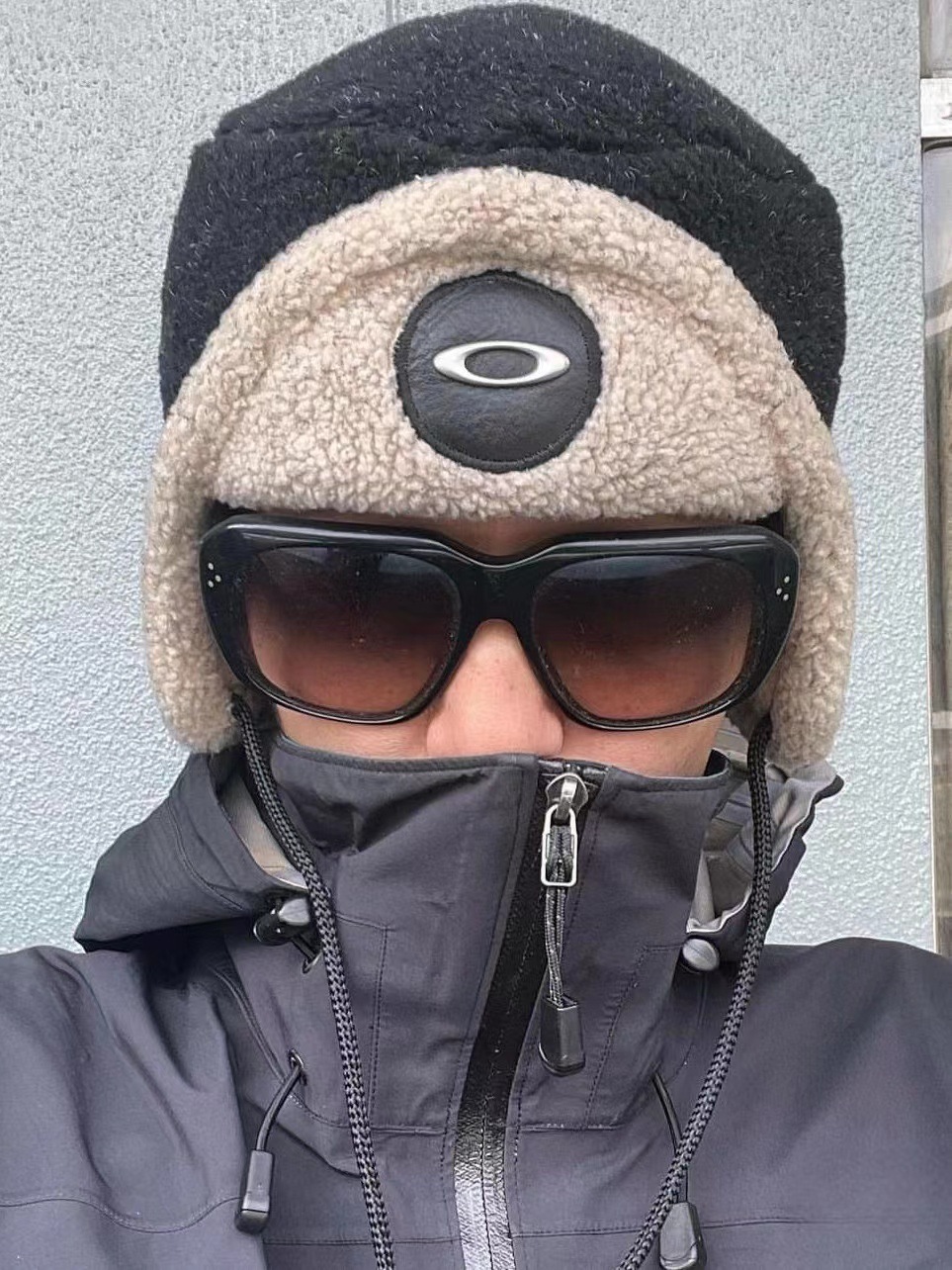 ¡Techo! 00s Vintage Oaklay Lei Feng sombrero retro táctico frío sombrero oscuro viento par oído que cubre el sombrero