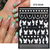 Nail stickers, fake nails, rabbit, adhesive sticker, suitable for import, new collection, with little bears, wholesale