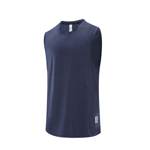 Sports vest men's summer short-sleeved fitness quick-drying vest sleeveless loose running T-shirt basketball training fitness clothing