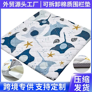 跨境亚马逊围栏垫宝宝爬行垫加厚防滑地垫婴儿爬爬垫游戏垫可拆卸
