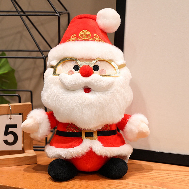 Muñecas de peluche de Santa Claus transfronterizas muñecas de Navidad decoraciones para niños muñecas de oficina adornos