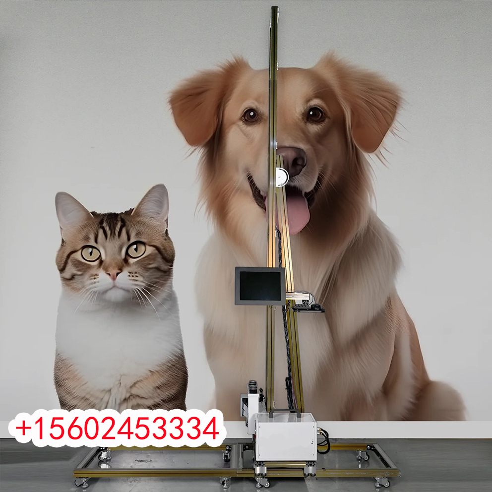 全自动户外墙体喷绘打印机 3d党建文化墙体彩绘机