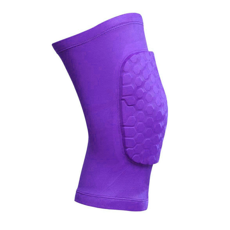 [One Pack] [Purple] Short Honeycomb Knee Pads