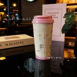 星爸爸米菲兔保温咖啡杯 钢印款480毫升不锈钢