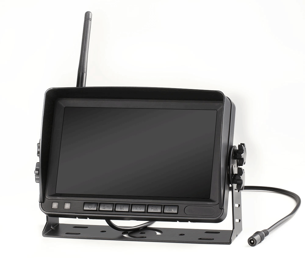 Car-mounted reversing camera DVR all-in-one unit, 1080P digital wireless reversing rear-view system, wireless monitoring recorder