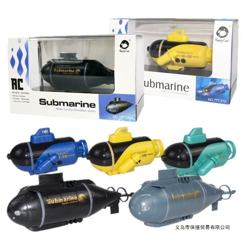Realistic small toy, boat, minifigure, submarine, remote control
