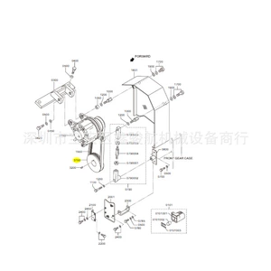 37725-14401 Mitsubishi Heavy S16R6Pk Generator Şkivi Dizel Generator Dəsti