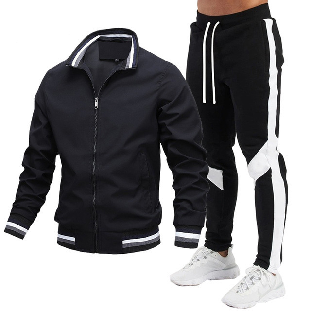 2022 street run motion Teenagers Jacket Mosaic printing sweatpants  suit Customizable LOGO