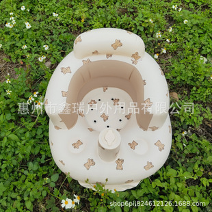 in stock wholesale foldable baby dining chair waterproof portable chiropractic seat automatic inflatable children's sofa