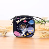 Square wallet, cartoon doll, headphones, children's storage box, coins, organizer bag, wholesale