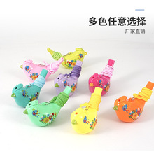 小鸟口哨变声加水卡通彩绘水鸟儿童乐器外贸跨境小鸡哨子喇叭玩具