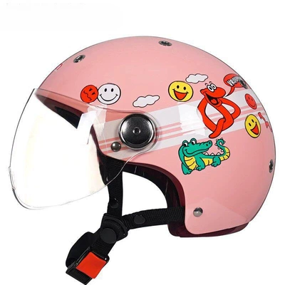 Summer – Motosiklet dəbilqələri - s-bright-pink-and-white-colorful-snake-b103