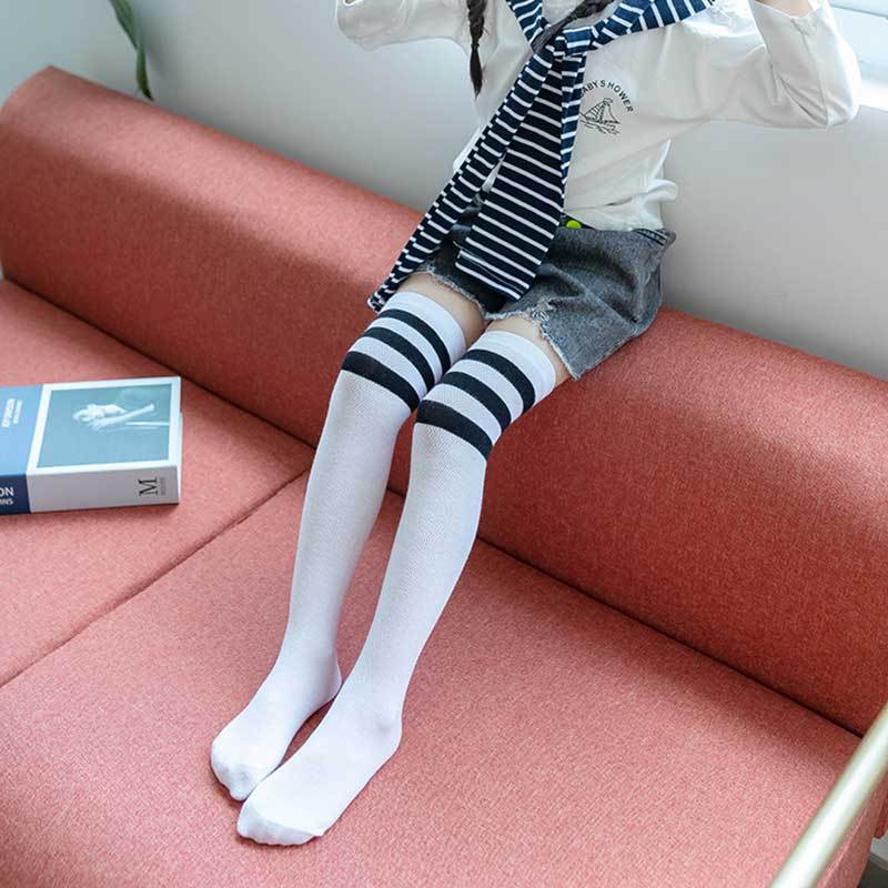 Children's thin breathable football knee socks for men and women