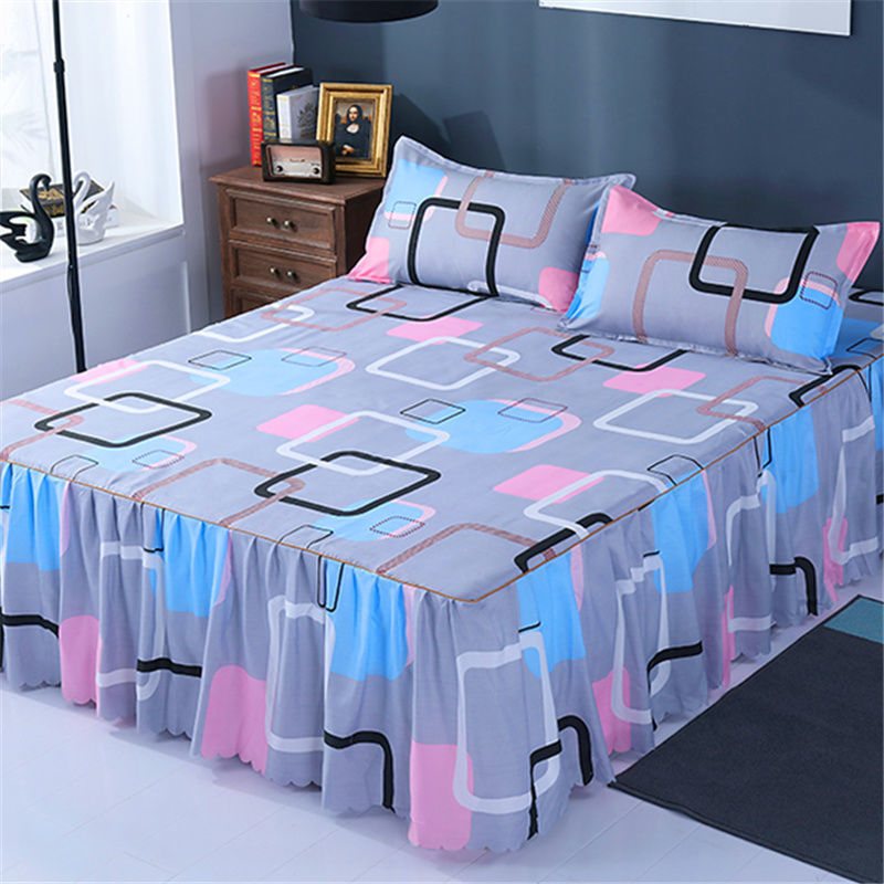 Una sola cubierta de cama de color sólido cubierta de cama de cama coreana sábanas de cama 1 m 1.5 / 2.0 m