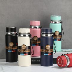 跨境批發316不鏽鋼真空保溫杯戶外便攜隨手杯車載提繩水杯星星壺