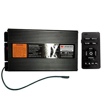 AS940A car-mounted wireless siren speaker, 400W car alarm and voice broadcast system, complete with a high-frequency speaker, 12V
