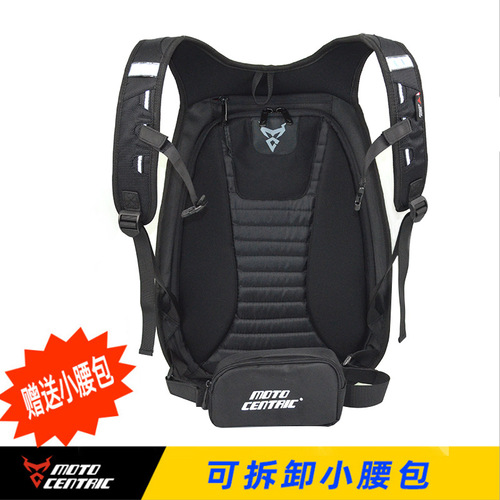 MOTOCENTRIC Motorcycle Hard Shell Backpack Knight Dual Shoulder Backpack Carbon Fiber Motorcycle Riding Turtle Shell Waterproof