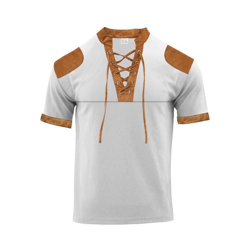 Men's Color Block Simple Style Turndown Short Sleeve Regular Fit Men's Sets display picture 11