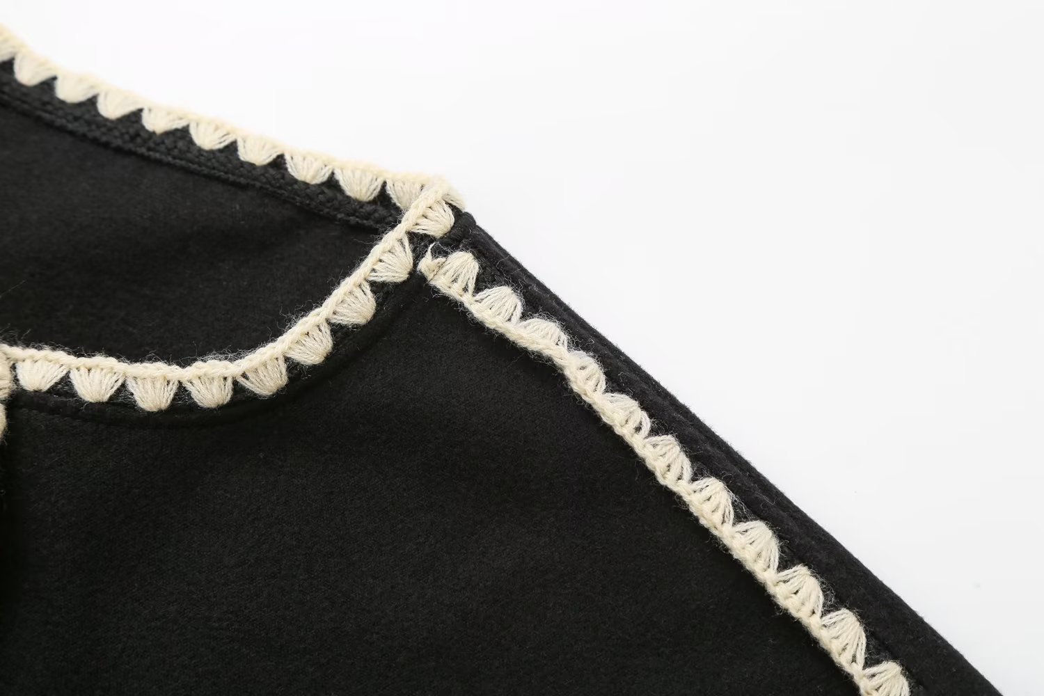 Abbigliamento donna autunno piccolo profumo stile contrasto colore temperamento casual con sciarpa cappotto giacca di lana bifacciale_voghion.com