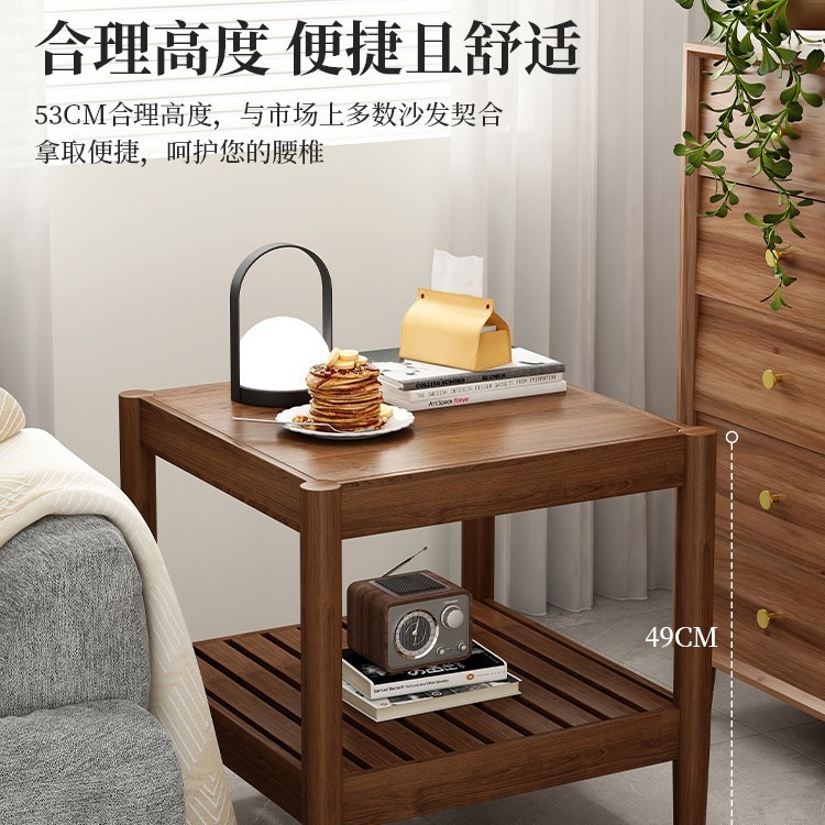 実木の小さい方のテーブルの辺のいくつかの小さいお茶のいくつかのリビングルームの家庭用の簡単で現代的なベッドの頭の戸棚の子のベランダの正方形のお茶のテーブル|undefined
