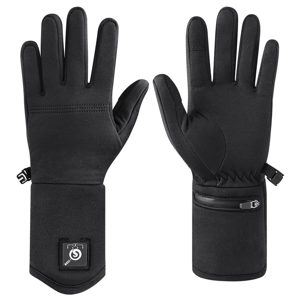 Guantes de calefacción de esquí de invierno deportes al aire libre montar pantalla táctil guantes calientes montañismo hombres y mujeres guantes de calefacción eléctrica