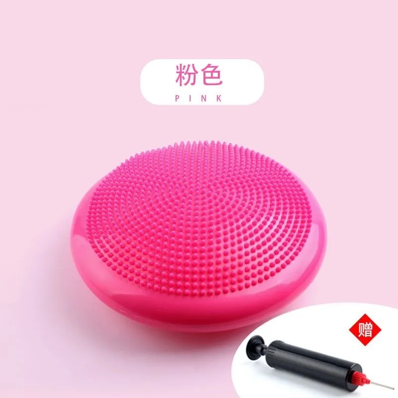 ヨガバランスマット、厚みのある足指圧マッサージ、半円形バランスボールトレーニングソフトクッション、大人と子供のリハビリテーション足|undefined