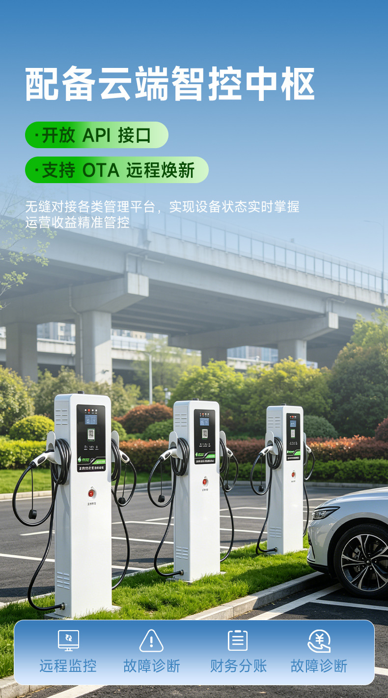 7Kw Home-Use New Energy Vehicle Charging Station, 14Kw Commercial Slow Charging Ac Station, Ideal for Byd