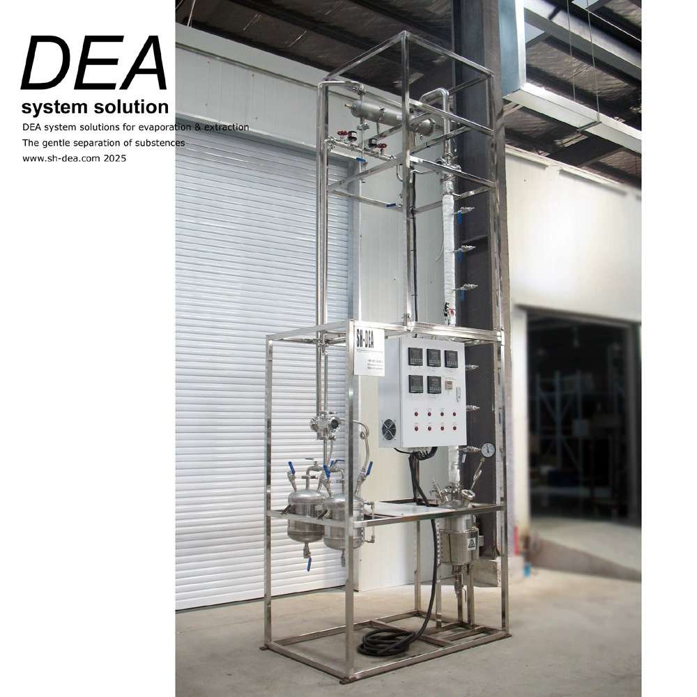 DEA-JZ-40 ректификационные колонны подходят для разделения небольших и ценных материалов
