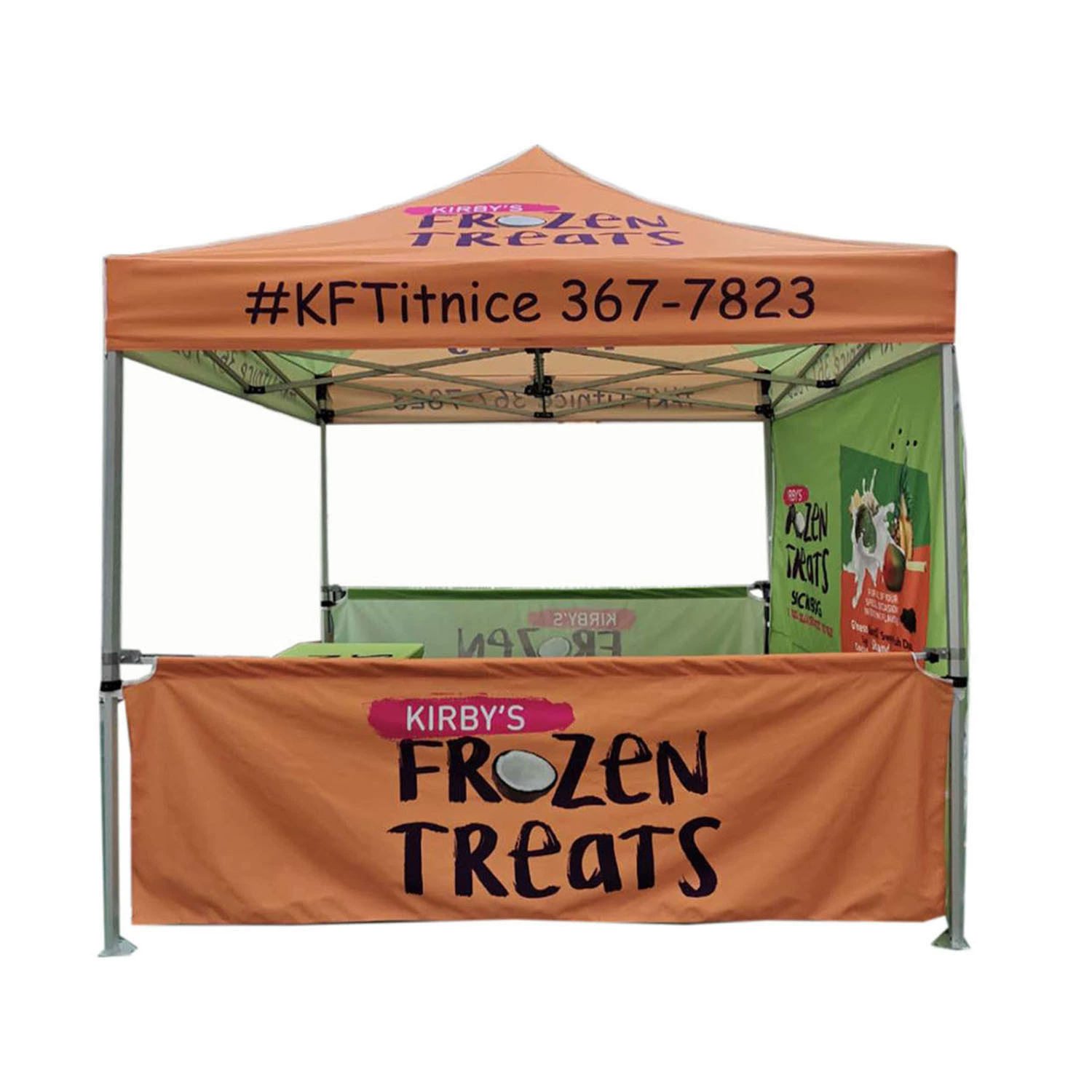 3x3m 600D牛津布出口欧美品质热转广告帐篷野营摆摊便携式