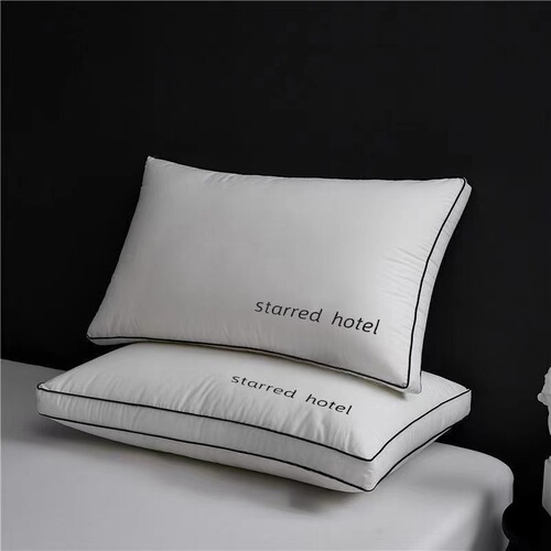 5-Star Hotel Quality Non-Sagging Non-Molding 100% Cotton Pillow Core Neck Support Single/Double Household Dormitory Men/Women Soft Pillow