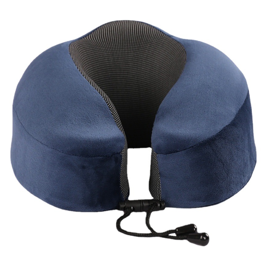 Nueva espuma de memoria de almacenamiento transfronteriza almohada en forma de U almohada de viaje de avión almohada de cuello portátil almohada de almuerzo de oficina