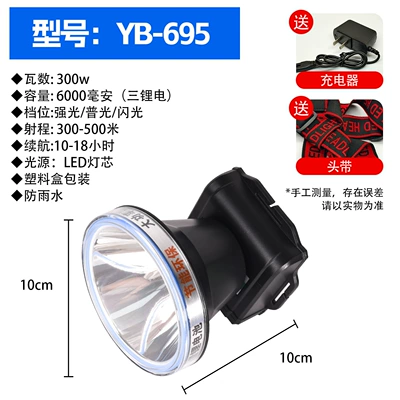 Mini Flashlight with Strong Light, UV fənərlər - 295-waterproof-three-lithium-batteries-with-10-hours-of-battery-life