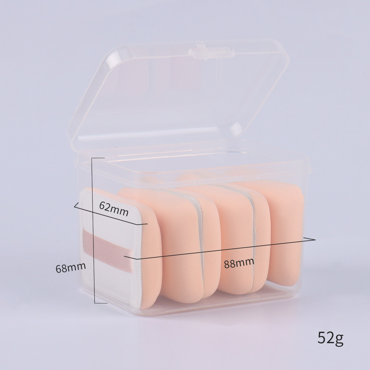 Cojín de algodón de azúcar, soplo de polvo, esponja triangular de doble uso, maquillaje, soplo de maquillaje, huevo de belleza, no come polvo, q cojín de aire elástico