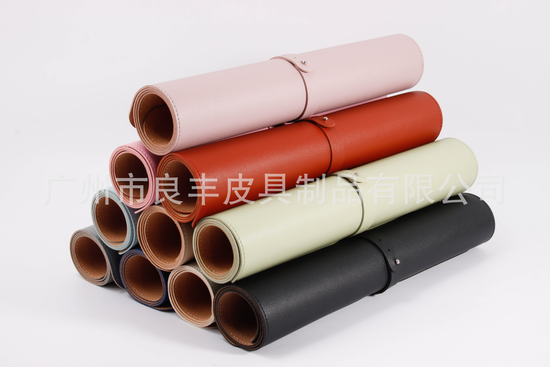 Alfombrilla de ratón de cuero de corcho, teclado de computadora portátil, escritorio de escritorio de oficina de color sólido de gran tamaño, patrón de impresión LOGO