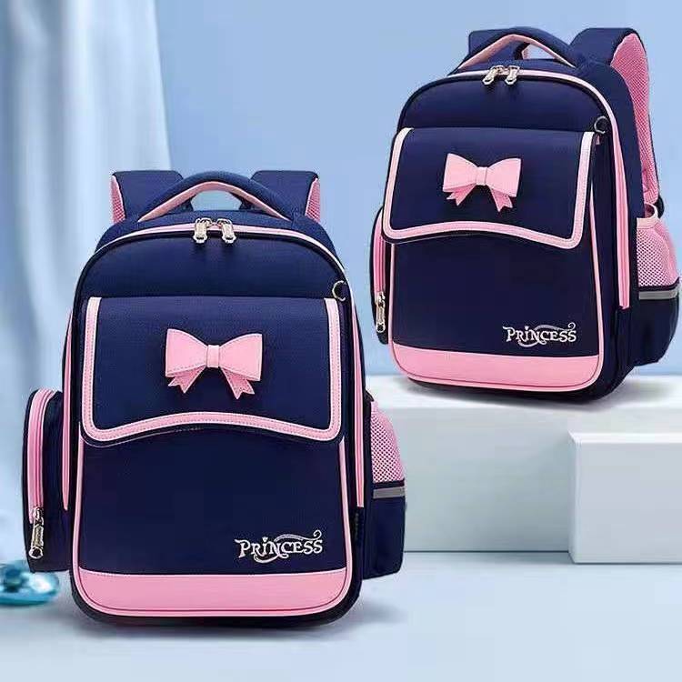 Manufacturer's Direct Shipping of School Bags for Elementary School Girls in Grades 1-3-5, Children's School Bags Wholesale, Backpacks with Reduced Load and Spine Protection 1